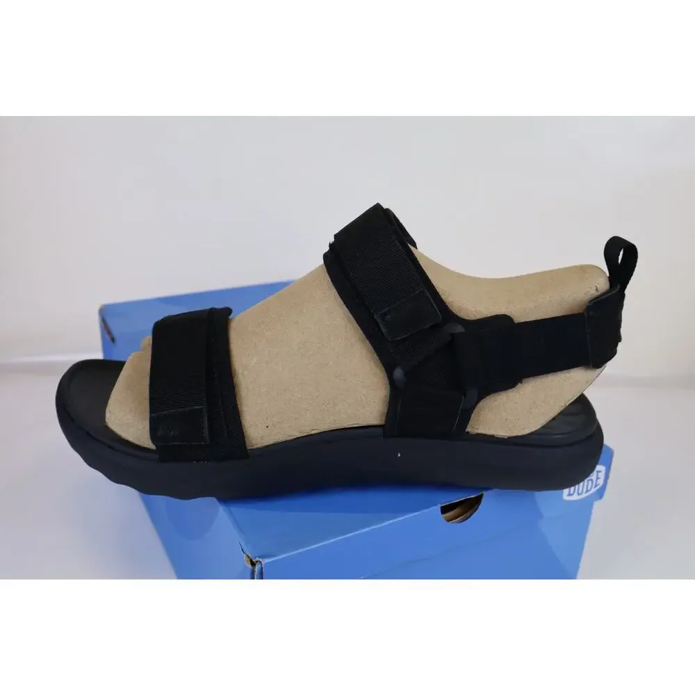 NEW Hey Dude Carson Sandals Sport Mode Men's Black Outdoor Hiking Size 13